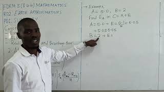 R02: ERROR APPROXIMATIONS | FM3 MATHS P01