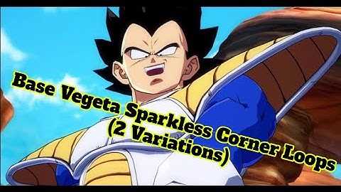 DBFZ - Base Vegeta Sparkless Corner Loops Step By Step Tutorial (2 Variations)