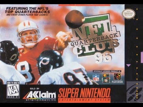 NFL Quarterback Club 96 (Super Nintendo) - Carolina Panthers at New Orleans Saints
