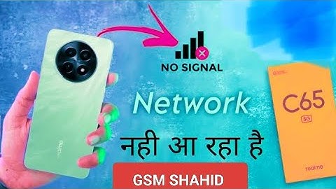 realme c65 5G no sim card problem besbend unknow no service problem solution 