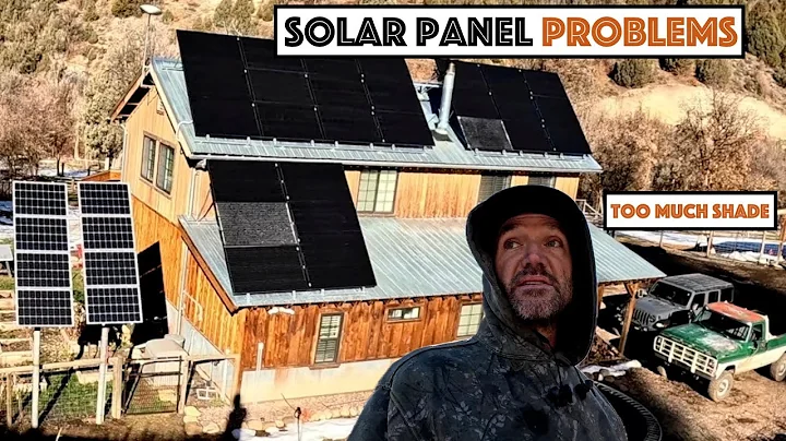 #842 - Solar Panel Problems! (Hot Spots, Shade, Damaged Panels) Moved Deer Down To Small Pen.