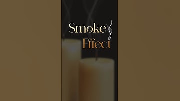 Create Smoke Effect In Photoshop #smoke #tutorial