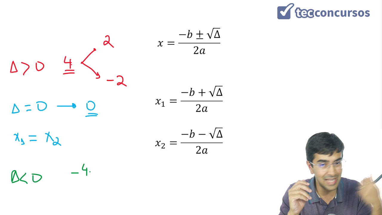 Discriminante (equação de segundo grau) YouTube Discriminante (equação de segundo grau) YouTube