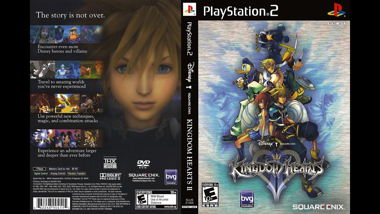 Kingdom Hearts PS2 capa original