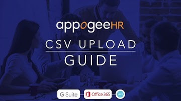 Bulk Add Employees - CSV