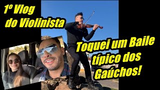 Rotina de Violinista - Vlog 01 / Toquei na cidade de Caçapava do Sul-RS
