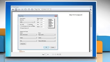 How to customize the headers and footers of Internet Explorer® 10 webpages before printing