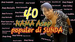 40 nama asep