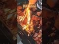 Mini BBQ setup #rainyday #porkbbq #ytshorts #grilledpork