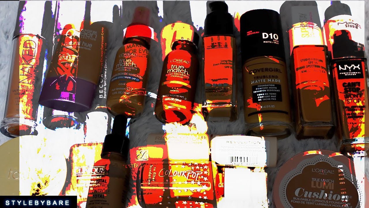 Foundation Declutter 2018 High End You Foundation Declutter 2018 High End