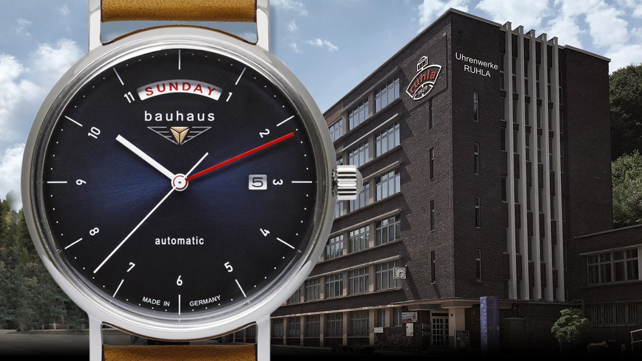 2162-3 YouTube Bauhaus Automatic Wristwatch - Ref. -