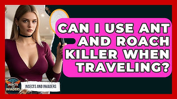 Can I Use Ant And Roach Killer When Traveling? - Insects and Invaders