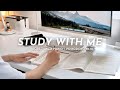  4hour study with me   calm piano morning ambience  pomodoro 5010  japanese study