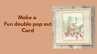 How to make a fun double pop out card with Cary's Creative Table