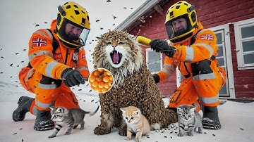 Rescue Team Saves Abandoned Cats & Newborn Babies Covered in Barnacles & Ticks!.| Animal rescue