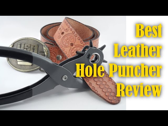 Best Leather Hole Puncher Review - Professional Rotary Belt Punch Tool  Maker 