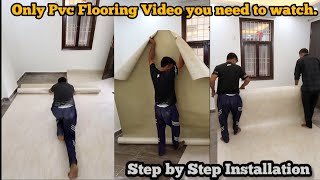 Best Pvc Flooring mat Installation Step by step with price | Complete Installation| Pvc Flooring mat