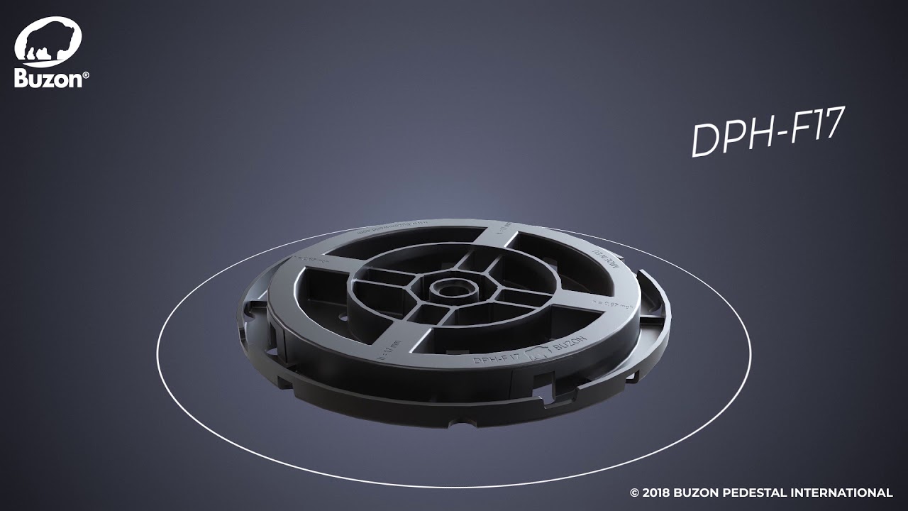 Buzon Adjustable Pedestal DPHF17 YouTube