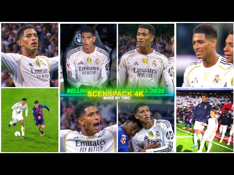 Jude Bellingham Vs Fc Barcelona 2025 RARE CLIPS SCENEPACK 4K With AE CC And TOPAZ 