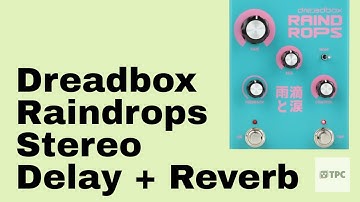 Listen to Dreadbox Raindrops in Stereo // Delay + Reverb