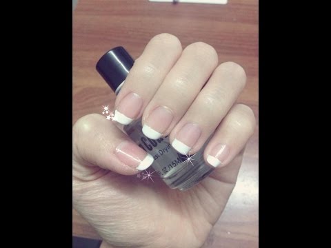 Video Nail art French manicure (Làm móng đơn giản kiểu Pháp) - youtube