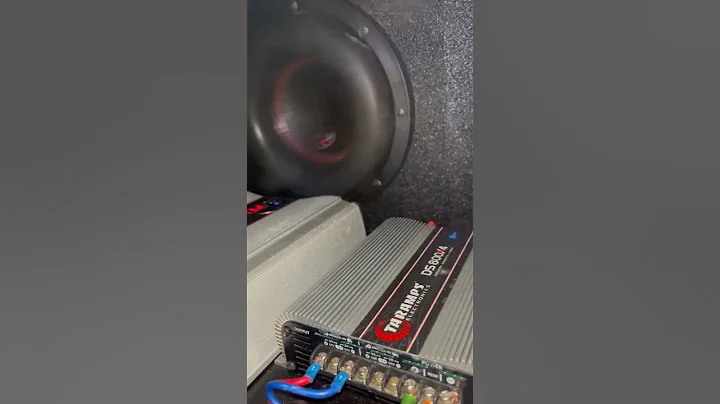 Audiopipe TXX-BDC-IV-10 Subwoofer of Taramps 3K Flexing 💪🏻🔥 #caraudio #audio  #audiopipe #prv