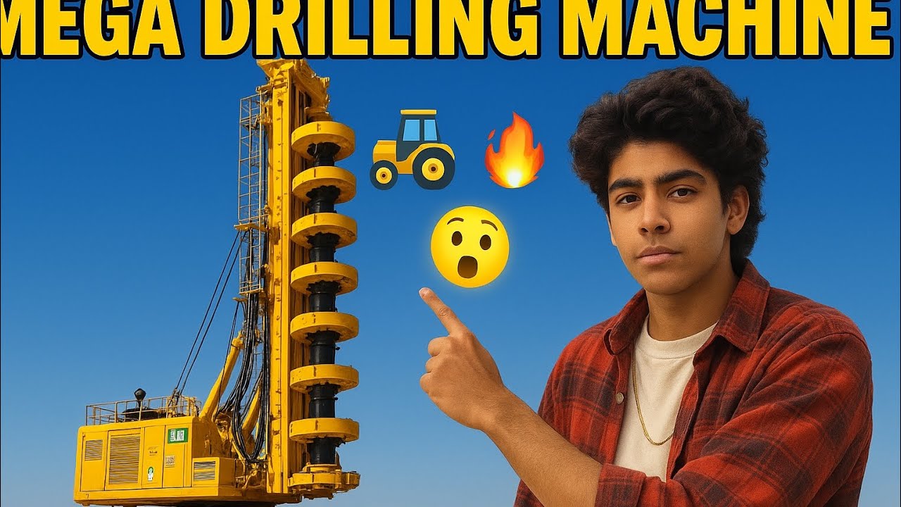 MEGA DRILLING MACHINE In Action 🚜🔥 | World’s Biggest Construction Machine”