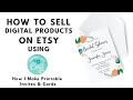 How To Sell Digital Products on Etsy Using Corjl - Passive Income - Sell Your Art!