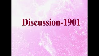 Discussion 1901