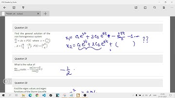 NSOU PGMT 3A Solution || ODE 1st Year || Question Bank