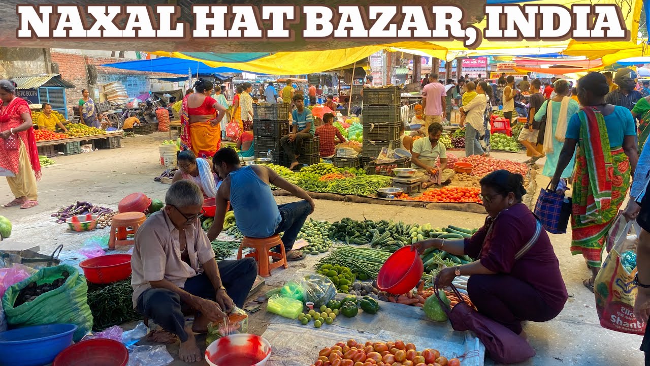 Naxalbari Hat Bazar India | Naxal Market | Fresh Vegetables Market Naxalbari | Naxal Bus Stop |