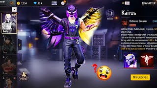 NEW 😱 EVO CHARACTER ✅ CLAIM 👉 FREE KAIROS CHARACTER 🤯 BUY 900.000 DIAMONDS 💎 FREE FIRE 🔥🔥