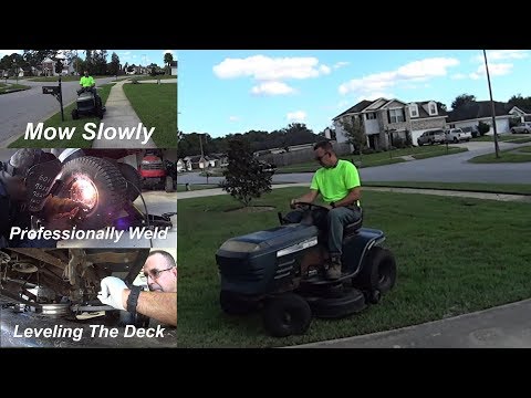 Cutting Grass - How To Cut Small Yards with a Riding Lawn Mower - Side Hustle Sunday