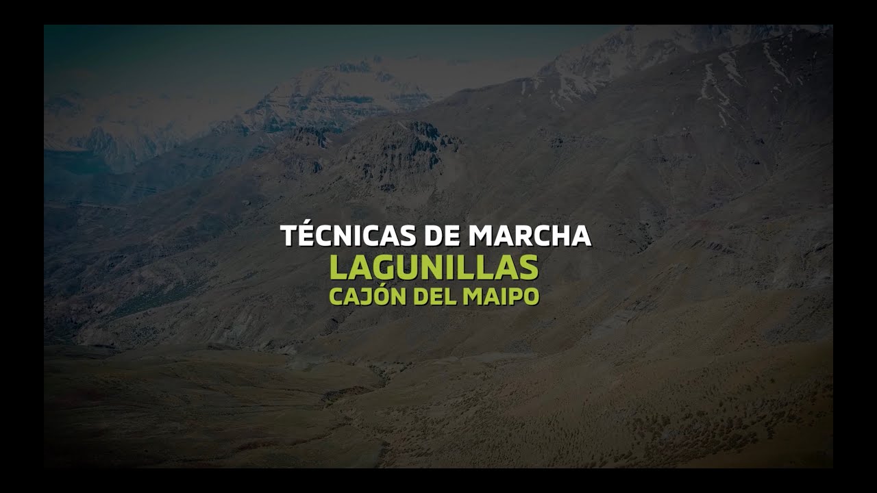 Técnicas de marcha en montaña sector Lagunillas