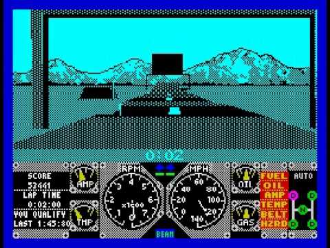 Hard Drivin' Walkthrough, ZX Spectrum