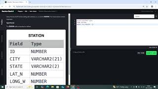 Weather Observation Station 7 HackerRank SQL mkv