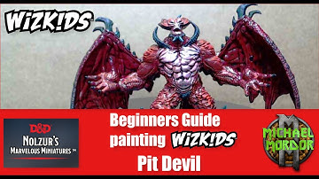 Wizkids Games, Beginners Painting Guide, Pit Devil, D&D
