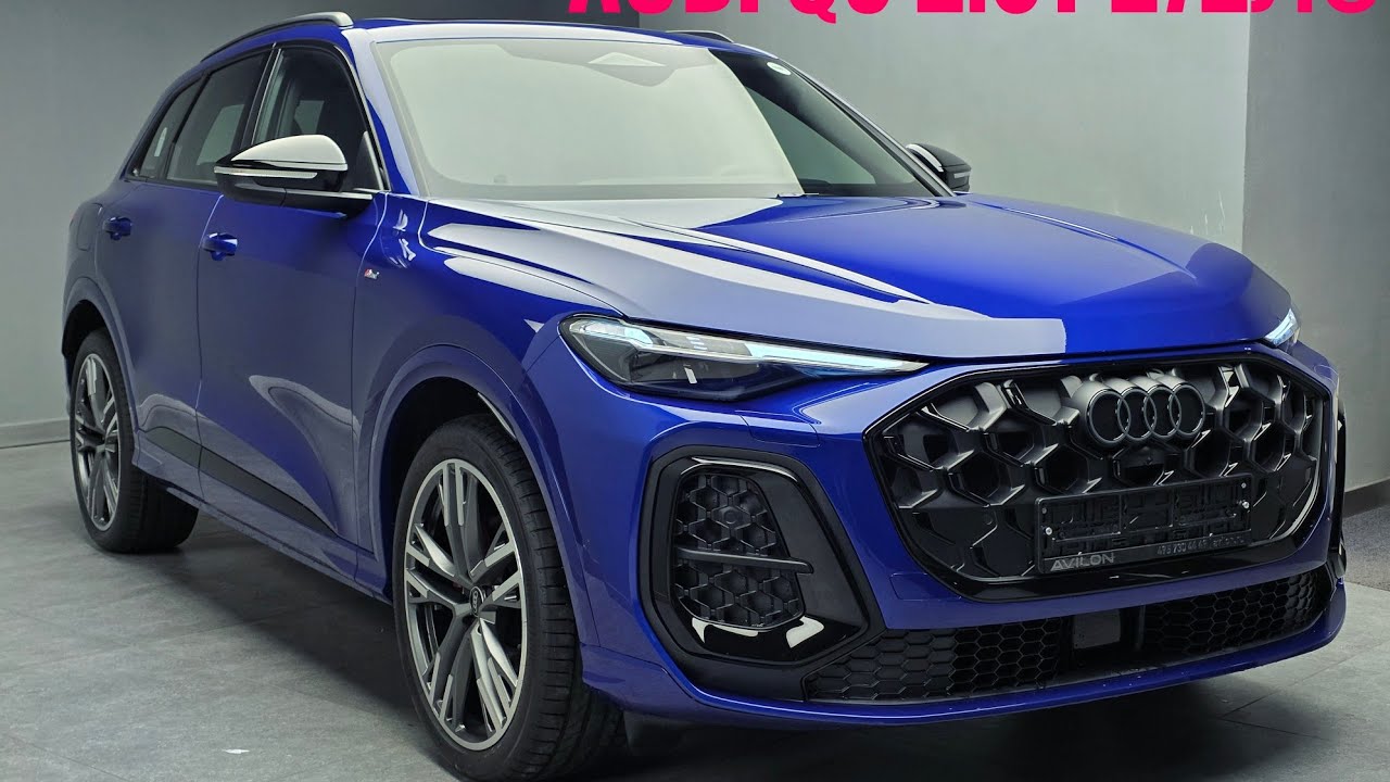 Обзор Audi Q5 B10 2.0T quattro 272 лс Black Edition Ultra Blue