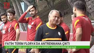 Fati̇h Teri̇m Floryada Antrenmana Çikti