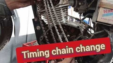 Timing chain change Yamaha YBR (YBR G)(YBR Z) YBR DX
