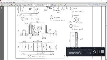 PTC Creo Tutorials : Plummer Block Part 6 & 7