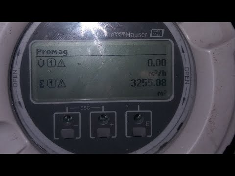 how to change parameter settings of E&H promag 300 Magnetic flow meter #automation #flowmeter