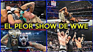 EL PEOR SHOW DE WWE | SATURDAY NIGHT'S MAIN EVENT 23 MAYO 2026 RESUMEN (ANALISIS)