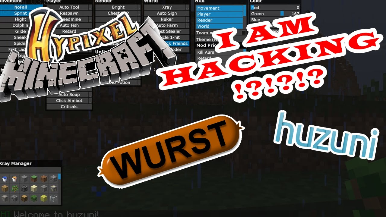 I AM HACKING ON HYPIXEL !? - YouTube
