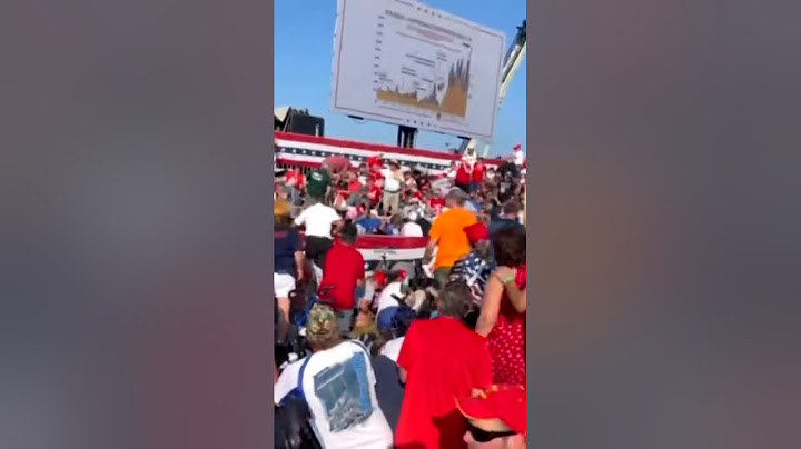 Video by spectator at Trump rally shows chaos after shooting. #shorts #shortsvideo