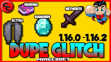 Minecraft: " New 1.16.2 duplication glitch for vanilla survival servers and single player  "