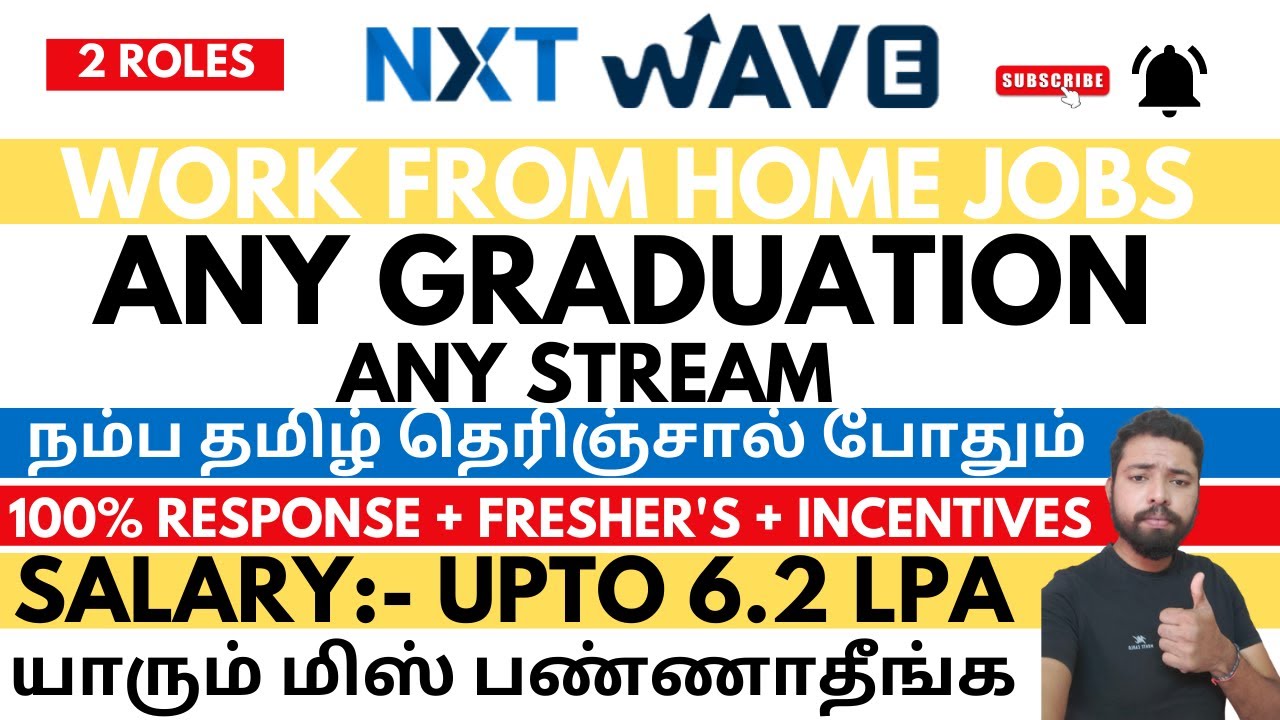 Nxtwave Remote Jobs 2023 100 Response Tamil Speaking Jobs Work From