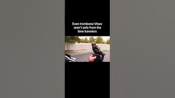 Mysterious time travelers interrupting another trombone meme