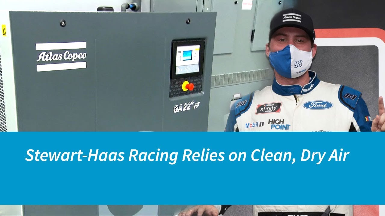 Stewart-Haas Racing Relies on Clean, Dry Air | Atlas Copco Compressors