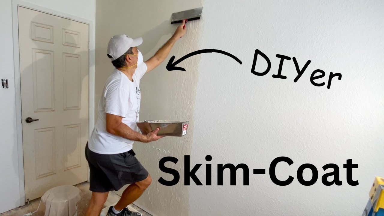 Dad's Guide for Skim-Coating a Bedroom Wall